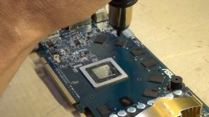 Ремонт видеокарты с отвалом чипа