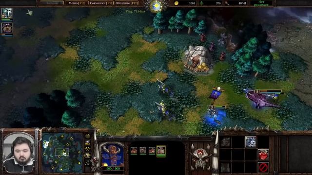 Wanderbraun не смог поработить орков!!! Warcraft 3 1X1