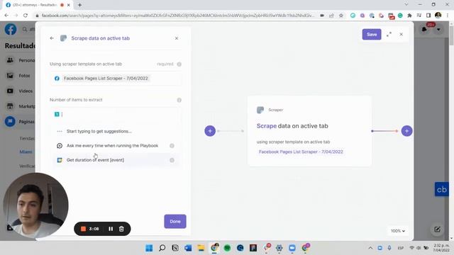 How to scrape Facebook Pages search results into Google Sheets смотреть онлайн