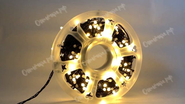 Гирлянда в катушке