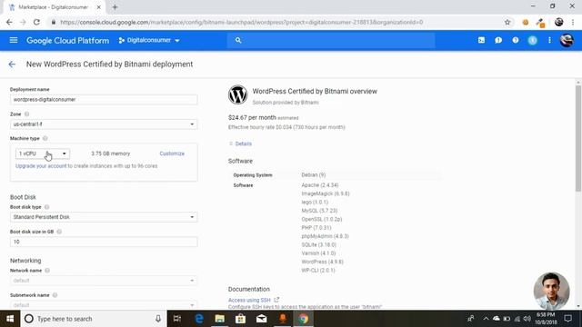 how to install wordPress on google cloud platform for free in hindi смотреть онлайн