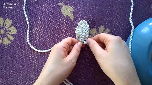Колье или браслет из бельевой веревки. Мастер класс. DIY. Rope necklace смотреть онлайн