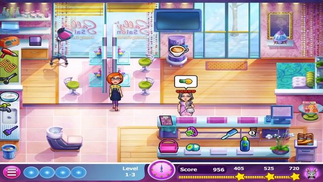 Sally’s Salon Beauty Secrets | Level 1-3 & Challenge “Express Deliveries" (Full Walkthrough) смотреть онлайн