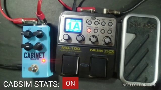 EFEK GITAR MURAH JADI BERKUALITAS DENGAN CABINET SIMULATOR INI | CABSIM GUITAR PEDALS | NUX MG100 смотреть онлайн