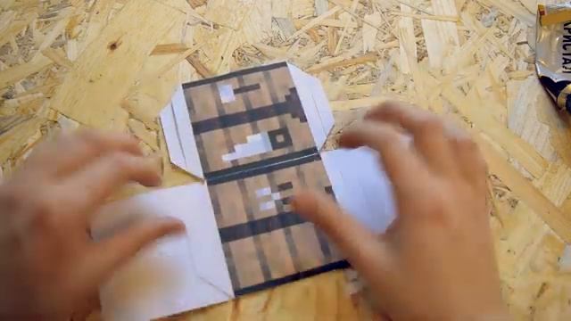 КАК СДЕЛАТЬ БЛОКИ ИЗ МАЙНКРАФТА | ВЕРСТАК И ПЕЧКА | БУМАЖНЫЙ МАЙНКРАФТ смотреть онлайн