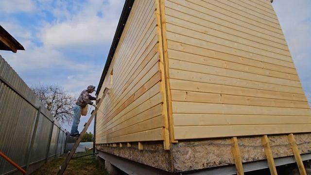 Покраска имитации бруса смотреть онлайн