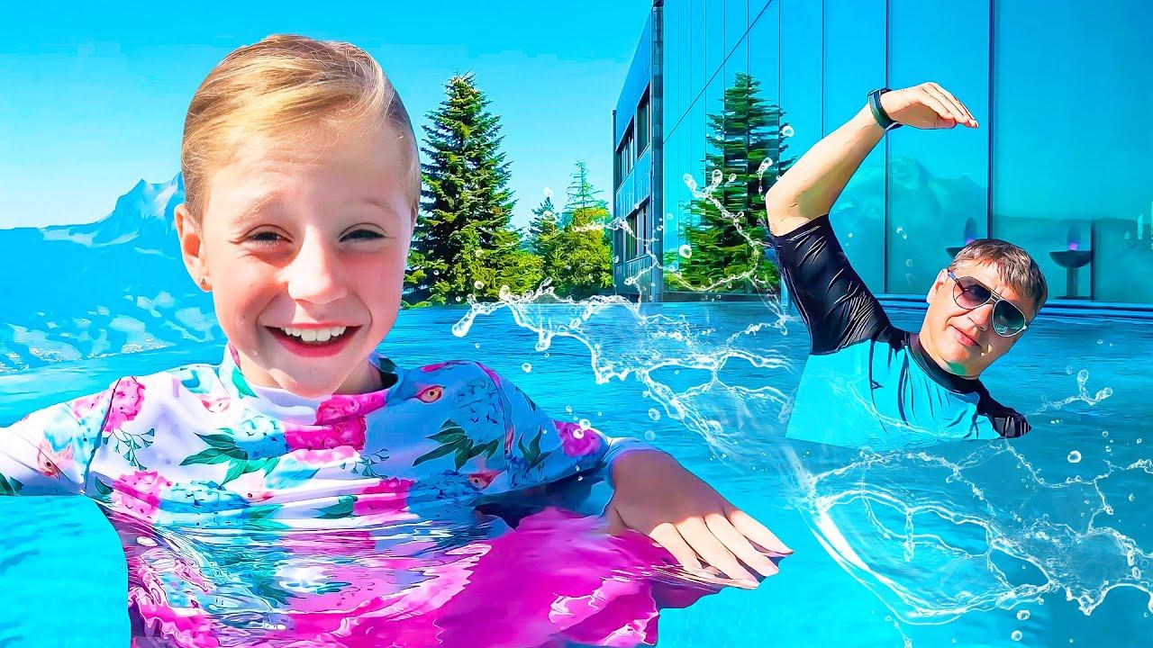 Настя и папа показывают как можно весело провести время смотреть онлайн