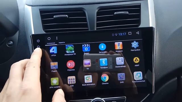 ГУ Hyundai Solaris с Aliexpress смотреть онлайн