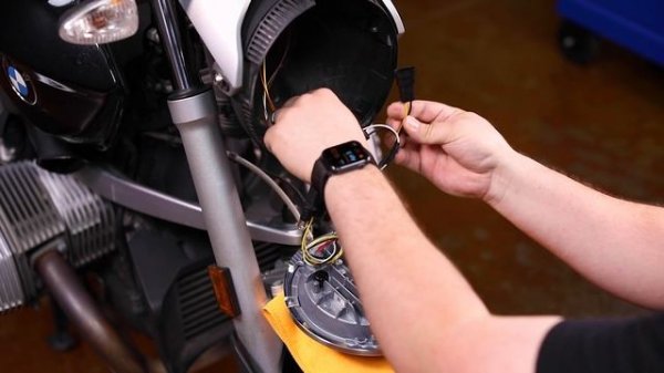 BMW R1200R LED Headlight Upgrade Installation