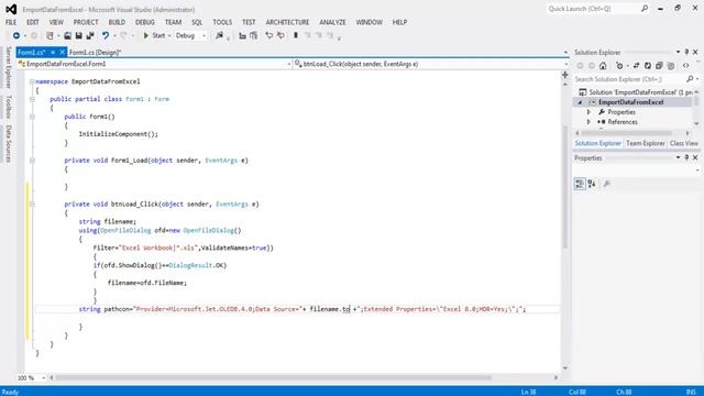 C# Import Data From Excel To DataGridView смотреть онлайн