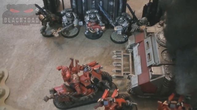 Grey Knights vs Khorne Daemonkin, 500points, Warhammer 40k battle report смотреть онлайн