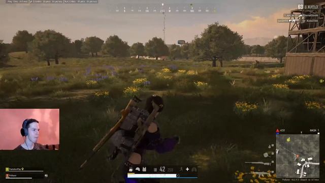 ДВОЙНОЙ УДАР С ВЕРТУХИ В ЩЩИ - PUBG смотреть онлайн