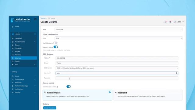 How to create a volume for Docker containers in Portainer смотреть онлайн