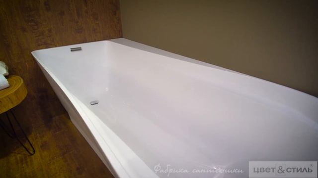 Пристенная ванна Бонито из литьевого мрамора смотреть онлайн