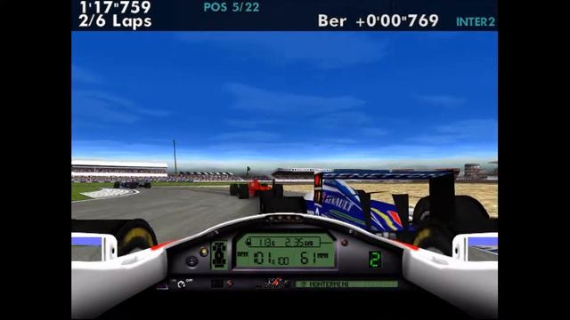 ► F1 Racing Simulation (PC, 1997) | Gameplay смотреть онлайн