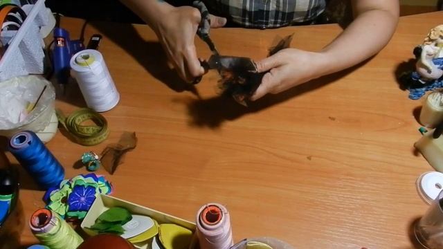 Заколка для волос своими руками смотреть онлайн