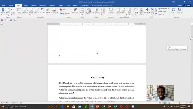 Microsoft Word Tutorial- How to number pages differently in Ms Word- roman numerals & numbers. смотреть онлайн