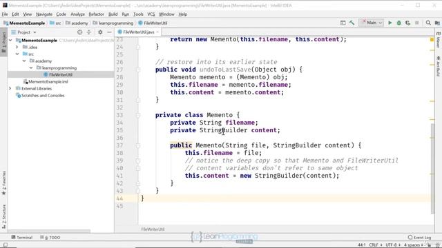 The Java Design Patterns Course--3 Implementation Example смотреть онлайн
