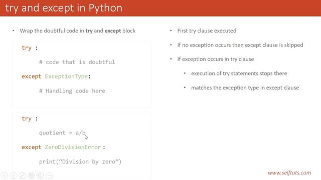 Part 3 - Try and Except in Python смотреть онлайн