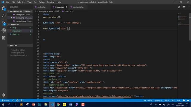 #web_coding #php #responsive 27/ PHP Les bases de PHP Session darija смотреть онлайн