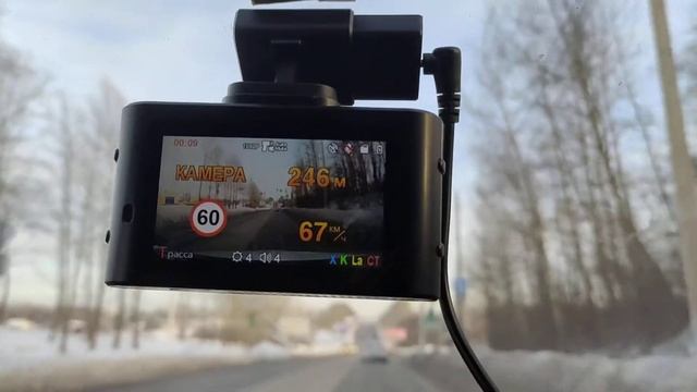 Daocam Сombo WiFi 2CH - работа радар-детектора (камера в спину на 60) смотреть онлайн