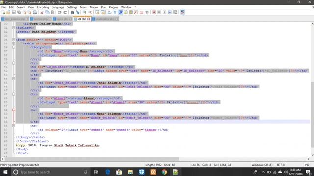 Database - Menghubungkan File PHP ke Database Mysql ( Input, Edit, dan Hapus ) смотреть онлайн