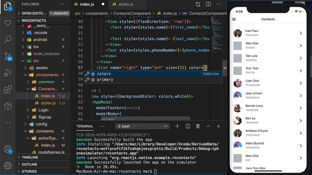 Styling the FlatList. React Native Beginner Project Course.#27 смотреть онлайн