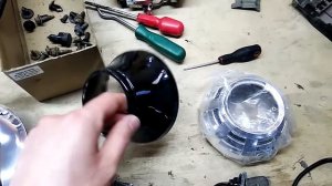 Самый мощный свет на Приоре! Установка би светодиодных Bi Led линз в фары.