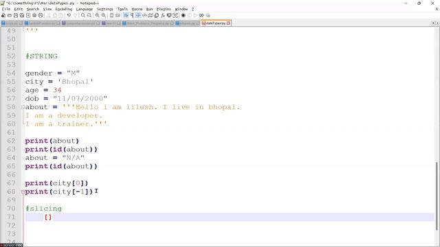 Python Datatypes - 1 (Integer and String) in HINDI - 2 смотреть онлайн
