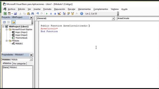 Creando funciones con Visual Basic en Microsoft Excel смотреть онлайн