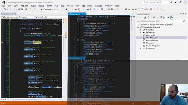 Part 2 - XML: What is XML, and do you use an XML file? (XmlReader) смотреть онлайн