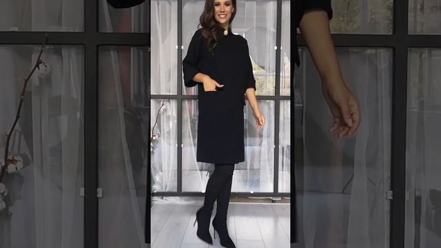 Тэффи стиль платье Л 1373 черн смотреть онлайн