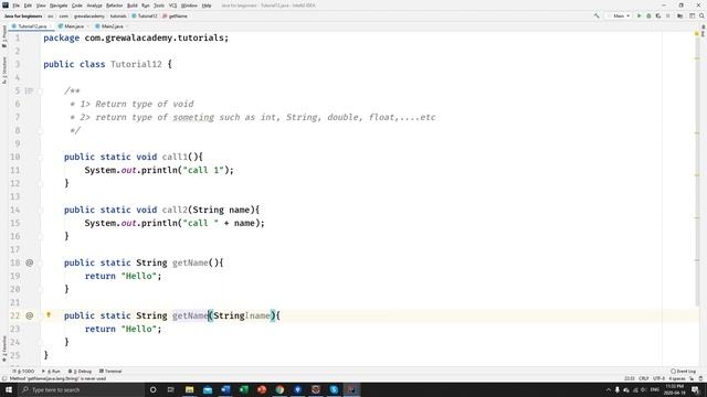 Java Beginners Tutorial - 12 How to create a method(void, String) смотреть онлайн
