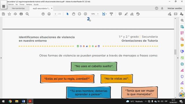 TUTORIA - EXPERIENCIA DE APRENDIZAJE 5 - ACTIVIDAD 2: 1° y 2° DE SECUNDARIA - APRENDO EN CASA 2021 смотреть онлайн