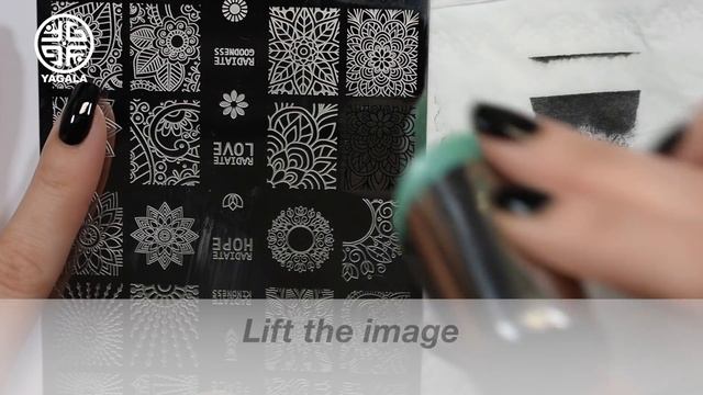 Stamping With Chrome  Pigments / Стэмпинг с втиркой