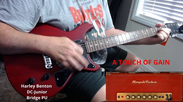 Harley Benton DC-Junior Vs Artist Guitars AP58J DC (P90 Bridge PU Tone Comparison) смотреть онлайн