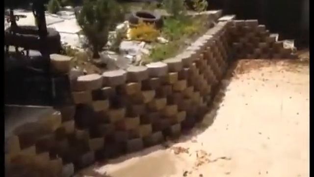 Блок для клумб и опорных стен. смотреть онлайн
