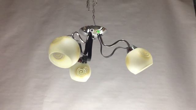 Люстра (светильник потолочный) 11724/3CR+WENGUE E27 (арт ЭС00069)!