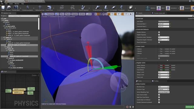 How to setup Ragdoll / Physics asset in Unreal Engine 4 смотреть онлайн