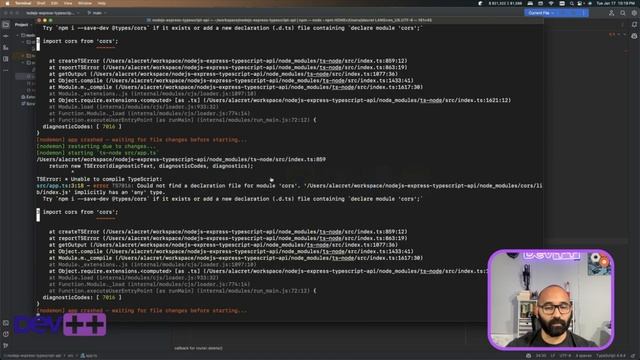 Building a JSON REST API with NodeJS and Express using Typescript смотреть онлайн