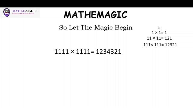 MATH-E-MAGIC || Number Pyramid || The Beauty Of Maths || Adarsh Mishra || смотреть онлайн