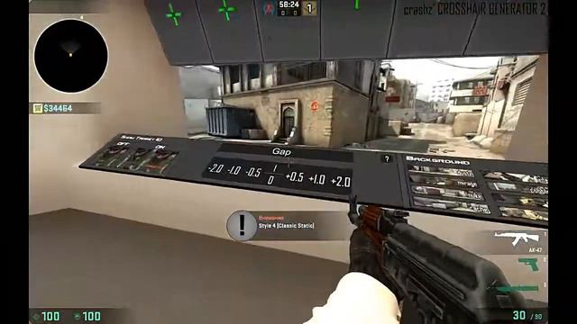 CS:GO Настройка прицела смотреть онлайн