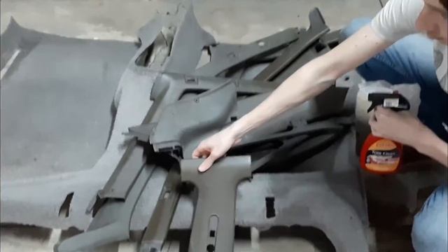 Полная химчистка салона и перетяжка потолка! VW Passat B3 смотреть онлайн