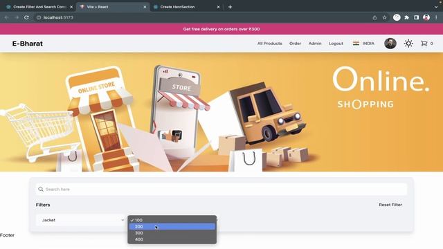 Build Ecommerce App with React And Firebase | Filter Component | React Projects For Beginners #7 смотреть онлайн