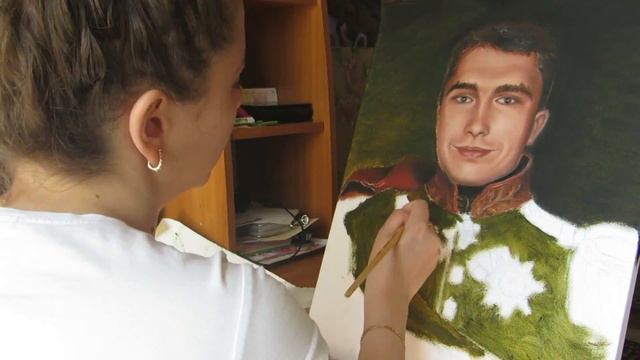 Портрет мужчины в кителе от 13.04.2018 (Картинина М.) смотреть онлайн