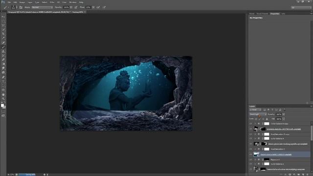 I First Time Edited An UnderWater Scene In PHotoshop || Photoshop Speed Art смотреть онлайн