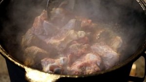 БЛЮДО-ХИТ в КАЗАНЕ на КОСТРЕ! ГРУЗИНСКИЙ ЧАНАХИ.