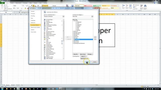 Add Developer Tab to the Ribbon in Excel 2010 смотреть онлайн