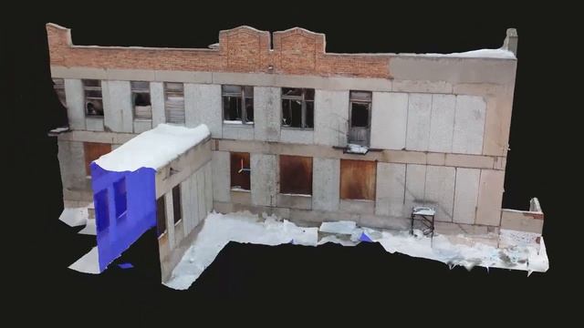 Сканирование фасадов здания с помощью квадрокоптера Mavic Mini смотреть онлайн