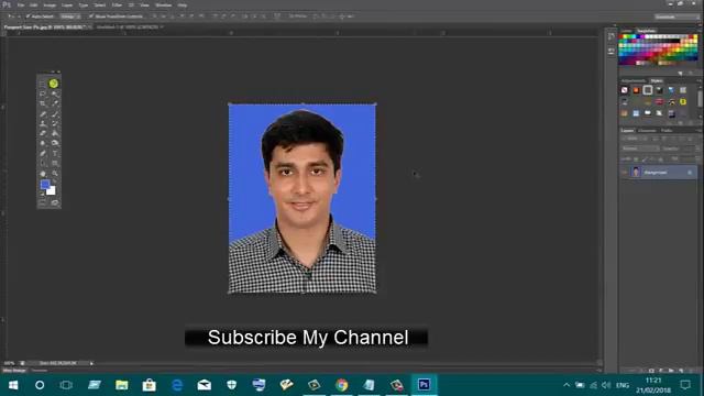 How to create a passport size photo In Photoshop Cs6 Bangla Tutorial смотреть онлайн